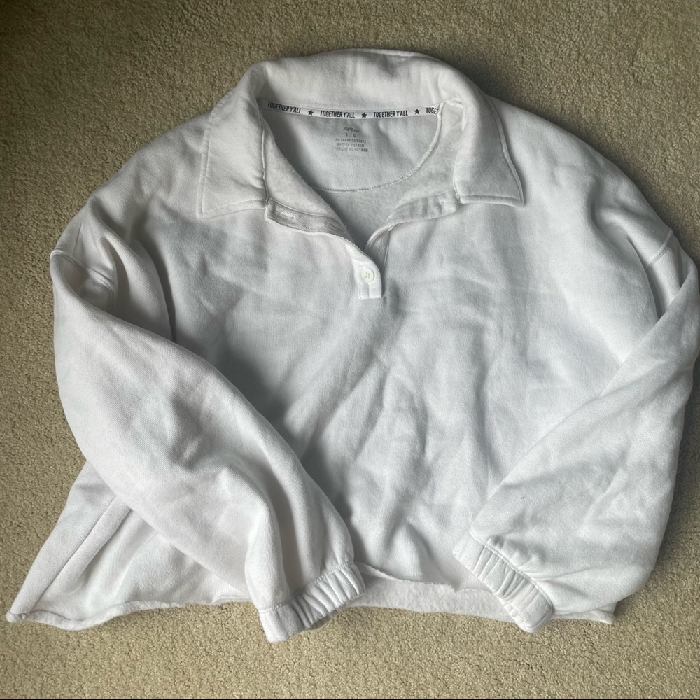 MUST BUNDLE 🍉Aerie collared cropped sweatshirt